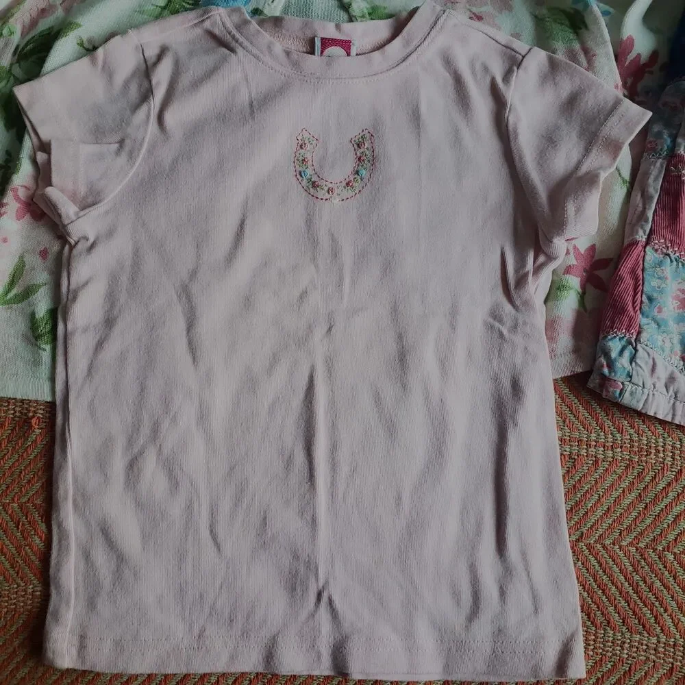 HUGE Gymboree Western Prairie 8pc. Lot Size 4-5 VINTAGE Floral Denim Mix & Match